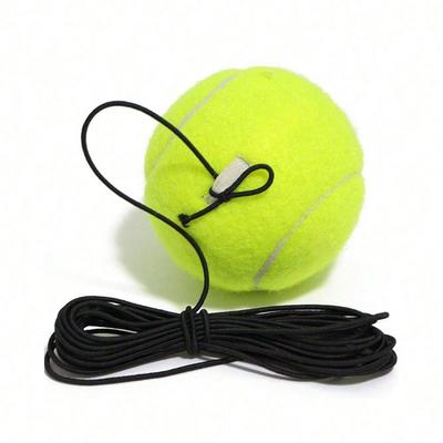 Professional Tennis Training Partner Rebound Practice Ball With 4m Elastic Rope
