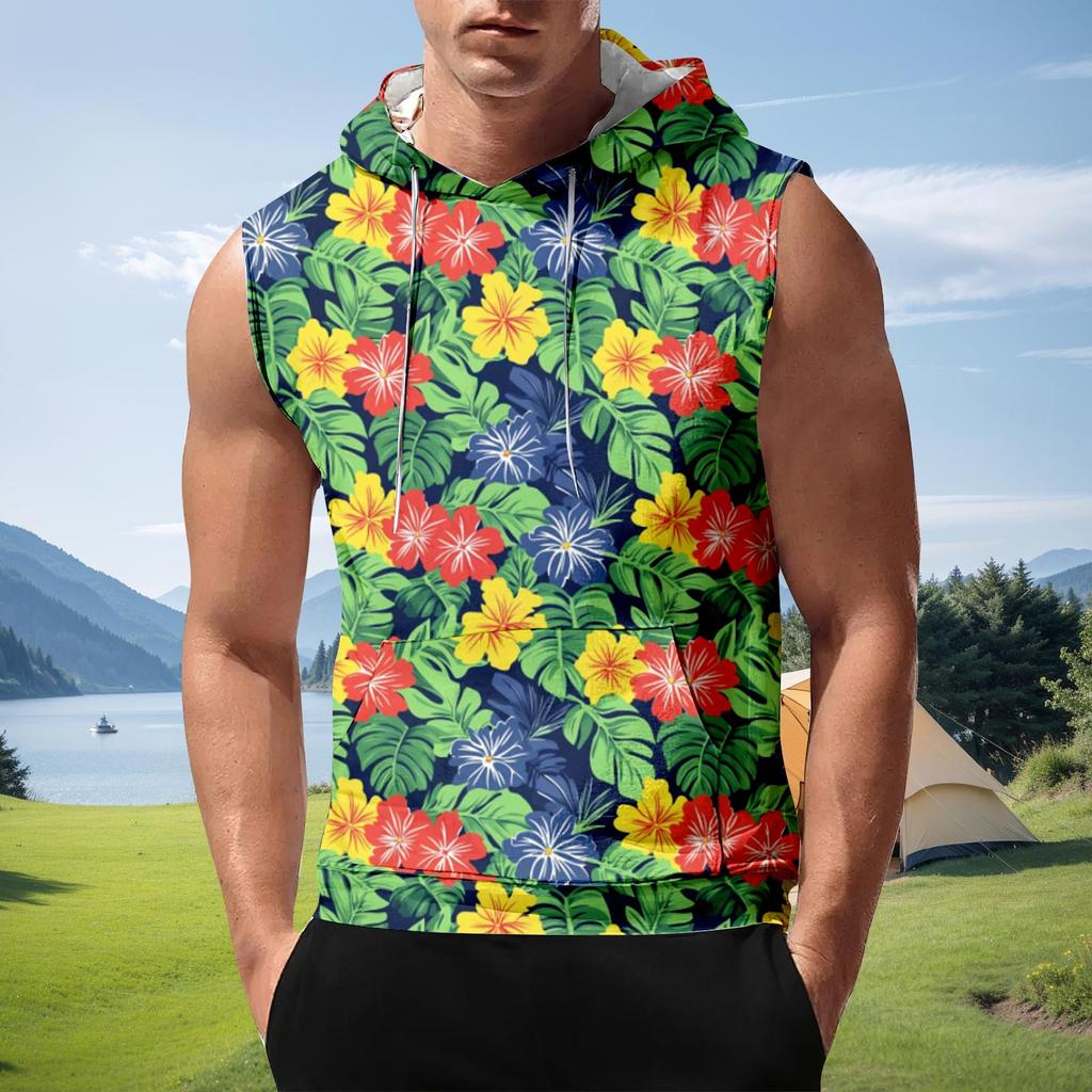 Muscle Men's Sports Casual Tank Top Summer Fitness Men's Shirt