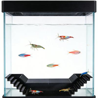 Cueva Túnel de Acuario bajo Grava Escondite para Peces Túnel de Visión de Dos Agujeros Escondite para Peces y Camarones para Pleco Camarones Betta