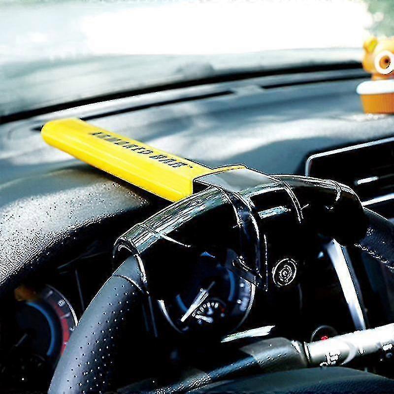 Universal Car Steering Wheel Lock Heavy Duty Anti-theft Car/van Security Rotary Enhance Automobile