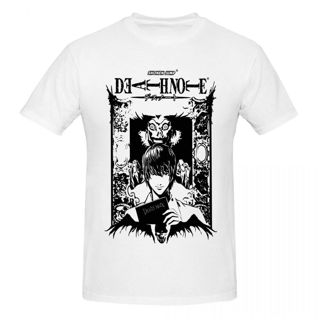Unisex Death Note Anime Awesome T Shirt Vintage Plus Size Cotton Custom Sleeve T Shirt Homme