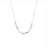 Squares Mini Necklace For Women Chain Matching Jewelry Gift