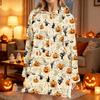 Women's Casual Long Sleeve Halloween Print Hoodie Pullover Top