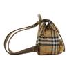 Burberry Vintage Check Quilted Mini Backpack With Equestrian Knight Detail & Gold Hardware For Daily Use