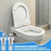 Toilet Seat Screws Replacement Kit Bathroom Repair Hardware Set 2 Pieces Toilet Seat Tightening Fastener For Floor Mount