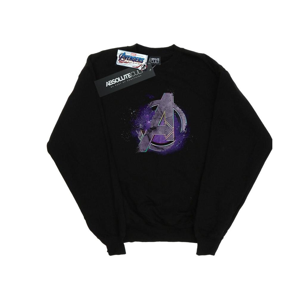 Marvel Mens Avengers Endgame Space Logo Sweatshirt