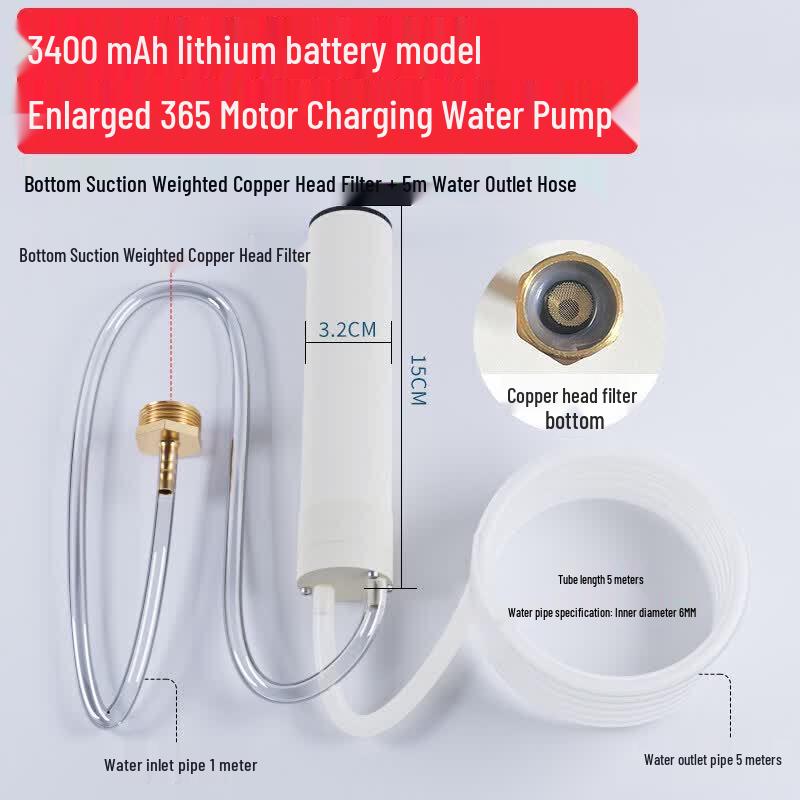 Portable Automatic Rechargeable Water Pump