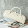 Genuine Leather French Style Small Tote Bag Retro Classic Handbag Genuine Leather Women's Handbag Casual Multi-Style Single-Shoulder Bag
