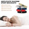 Fashion Silicone Anion Bracelet Men Women Anti-static Ion Sport Wristband Energy Negative Couple Bangle Balance Bracelet