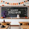 Waterproof Self-Adhesive Ghost Sticker Iridescent Holographic Decals Halloween Border Trim  Office