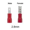 50Pcs FDD/MDD1.25/2/5.5 Electrical Crimp Terminal Insulated Quick Disconnects Wire Connectors