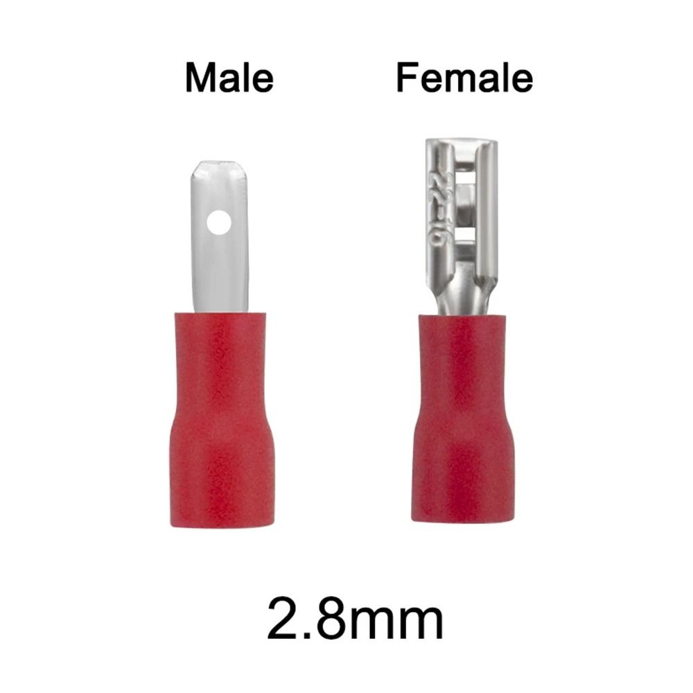 50Pcs FDD/MDD1.25/2/5.5 Electrical Crimp Terminal Insulated Quick Disconnects Wire Connectors