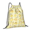 Custom P-Psyducks Drawstring Backpack Bags Men Women Lightweight Cartoon Gym Sports Sackpack Sacks for Yoga