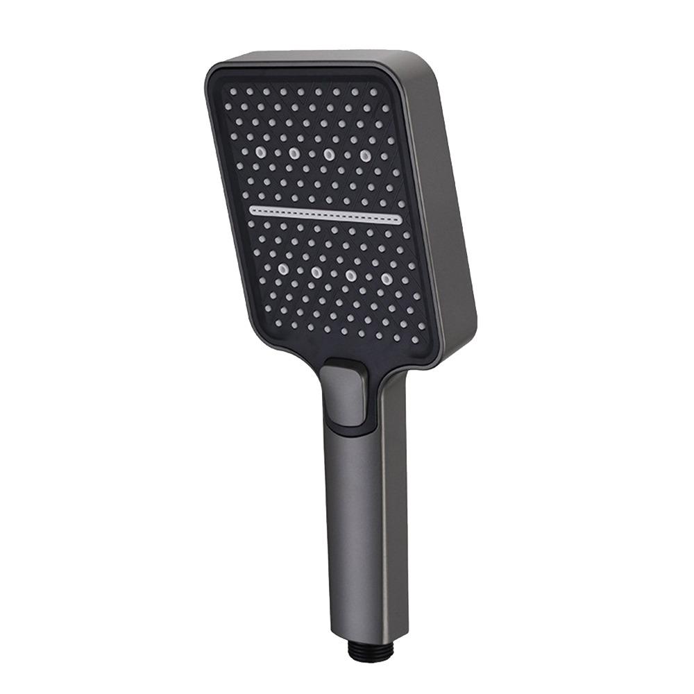 Plastic High Pressure Shower Head 3 Mode Adjustable Large Flow Handheld Shower Head Water Saving Easy Install Shower Sprayer