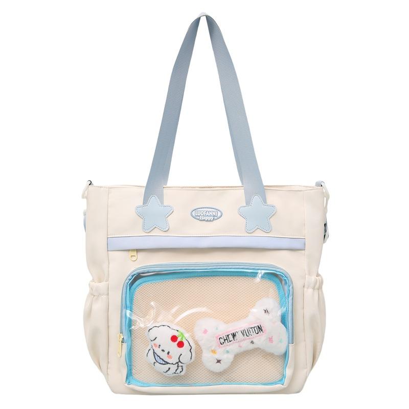 Large Capacity Student Class Bag Women's Shoulder Crossbody Bag