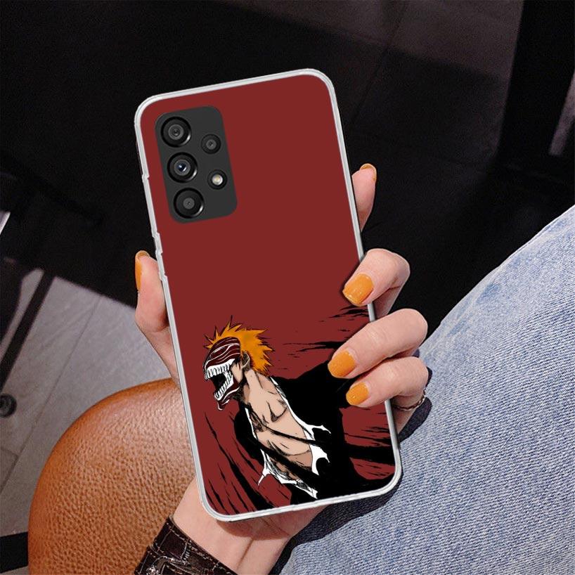 Japanese Anime Bleach Phnoe Case for Samsung Galaxy A17 A37 A57 A16 A26 A36 A56 A15 A14 A13 A55 A54 A53 A35 A34 A33 A25 A24 A23