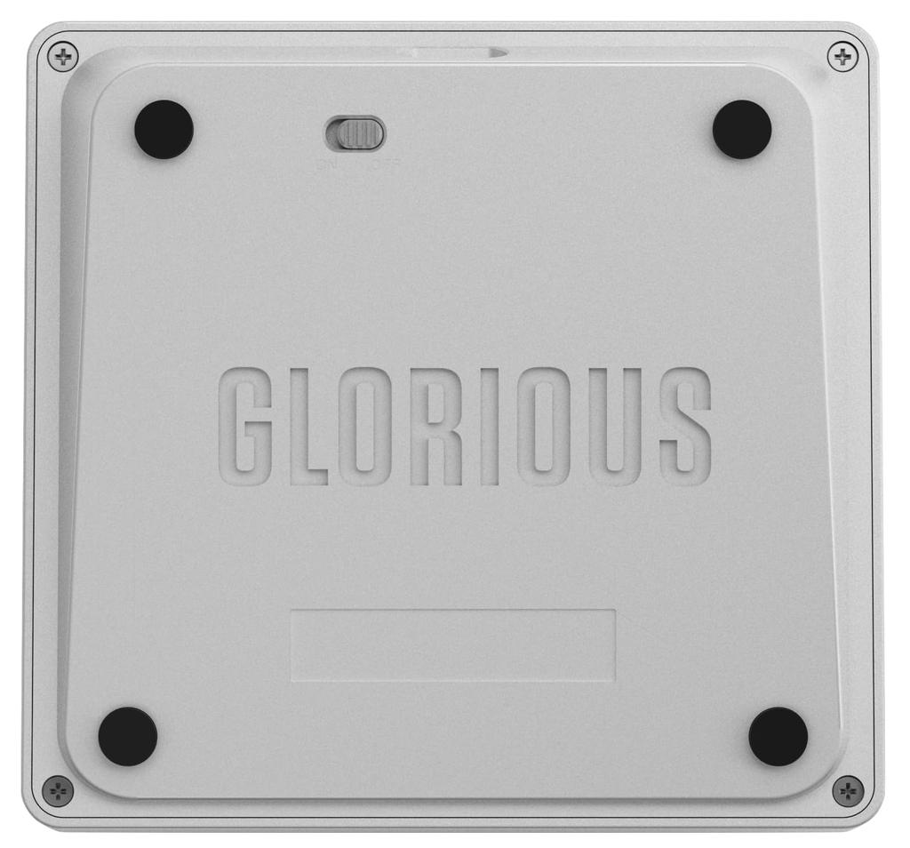 Glorious Numpad Premium Wireless Macro Pad with Fox Linear Switches (White)