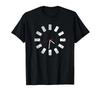 Cuban Game Dominoes Tournament National Sport Clock T-Shirt_