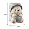 Adorable Bear Figurine Cabinet Decor Office Shelf Balloon Figure Resin Statue
