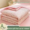 Xinjiang Cotton Summer Quilt - Double or Single Air Conditioning, Machine-Washable, Dorm-Friendly, Lightweight Cool Quilt