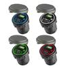 Efficient 66W Charging Socket 2-Port Car Charger with LED Light and Safety Protections for Car Truck Boats Waterproof
