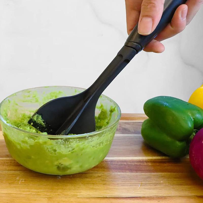 Food Masher Stainless Steel Handheld Potato And Meat Press For Home Cooking