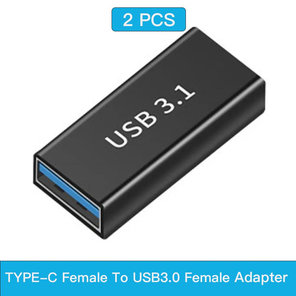 USB 3.0 Connector USB To USB Adapter 5Gbps Gen1 Male To Male Female USB Converter SSD HDD Cable Extender USB 3.0 Extension Plug