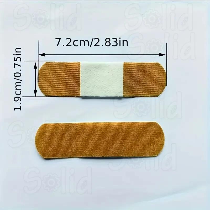 100/200PCS Waterproof Breathable Adhesive Bandages, Sterile Wound Care Plasters for Cuts, Scrapes, Blisters and Minor Injuries