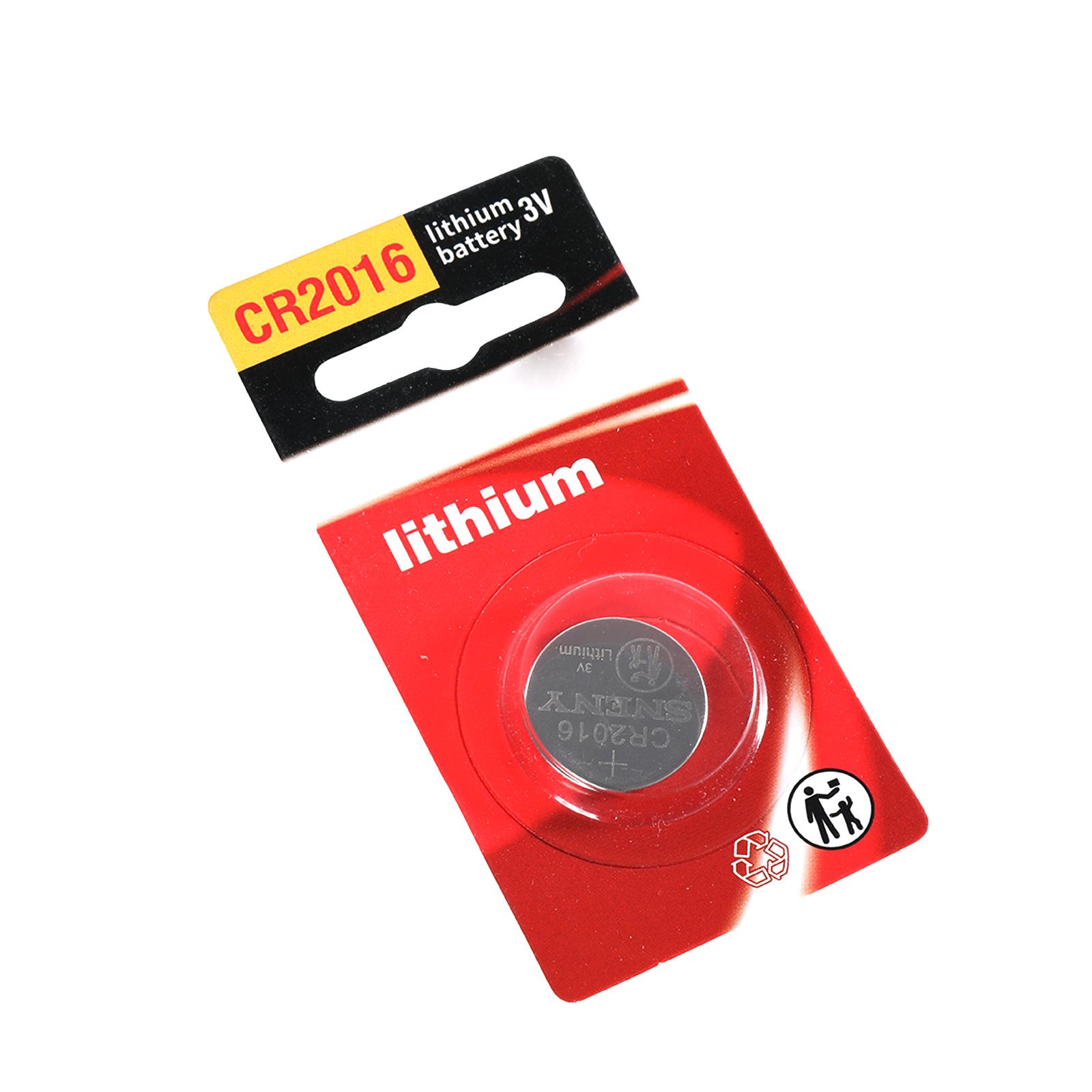Сменная кнопочная батарея 3 В CR2016 литиевые батарейки-таблетки для часов, компьютера, светодиодной подсветки, электронный сбалансированный