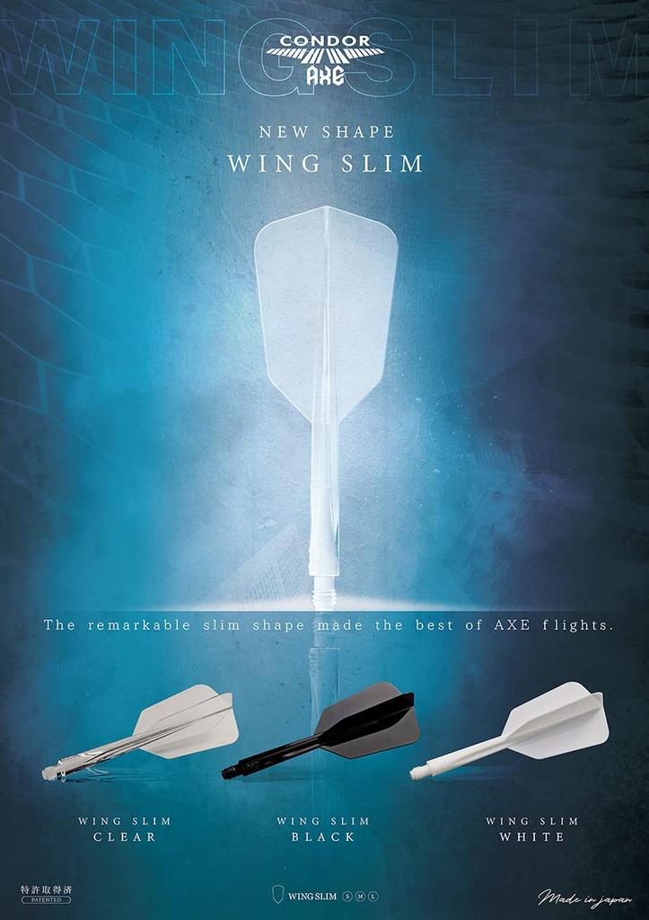 CONDOR AXE WING SLIM M White Condor Axe Wing Slim Dart Flight Medium