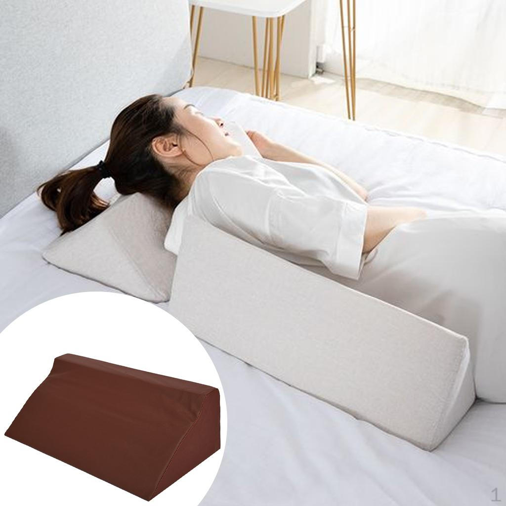 Comfortable Triangle Soft with Washable Bolster Body Position Wedges for Snoring Sleeping Alignment