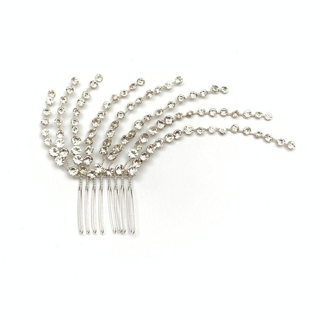 Sparkling Bride Crown Tiaras Elegant Wedding Hair Accessories Banquet Event