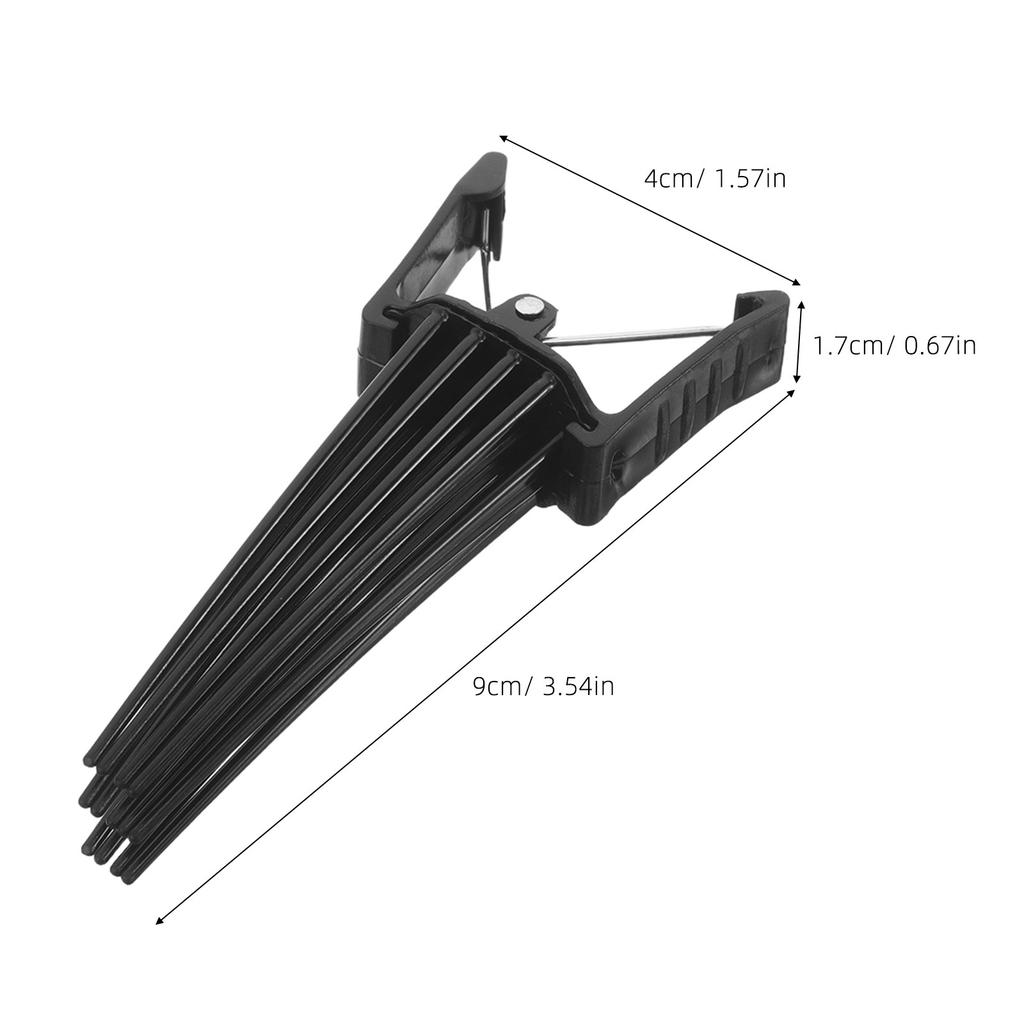 10Pcs Hair Root Lifting Clips Black High Crown Volumizing Hair Volume Clips Root Styling Tool Bangs Volume Clip for Easy Natural