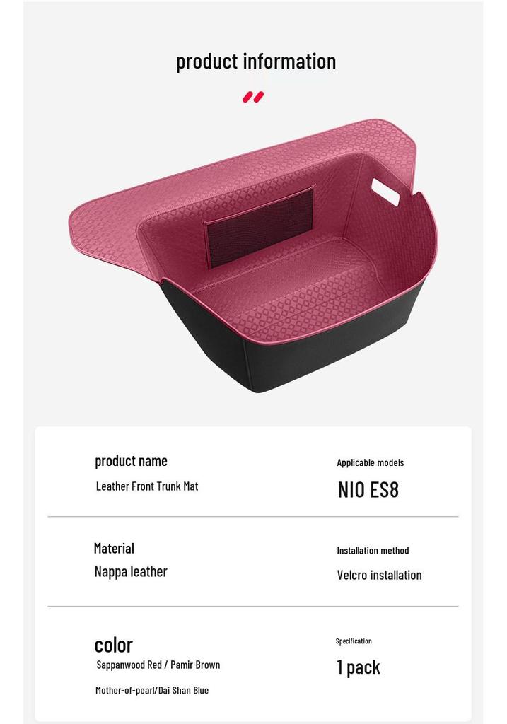 NIO ES8 26-Model Front & Rear Trunk Organizer Tray Set