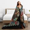 Monster Trucks Bronco 4x4 1978 Blanket Super Soft Novelty Plush Throw Girls Boys Home Decor Flannel Bedspread Bed Cover