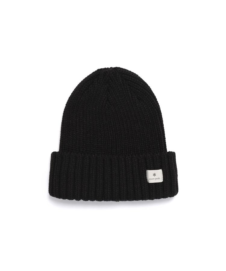 Snow Peak Folded Beanie GS-S25WUFKC61 Headwear Beanie Knit Hat Men's Women's Black One