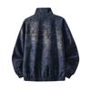 Leather jacket men's and women's spring and autumn new lapel leather jacket men's loose trendy brand Hong Kong style versatile PU leather jacket