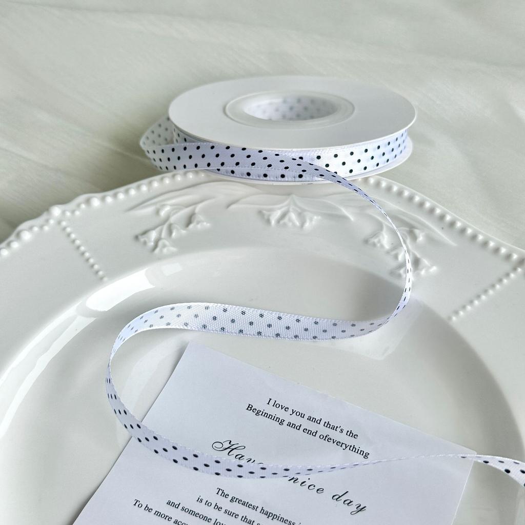 Polka Dot Ribbon Length Multi Color Ribbon Gift Wrapping Ribbon Playful For Bow Making Wedding Party Decorations Gift Wrapping