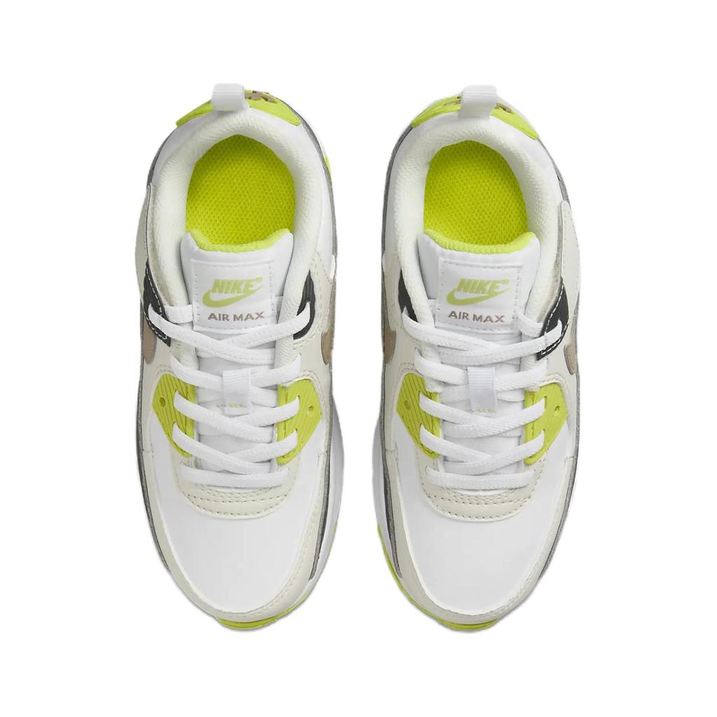 Nike Air Max 90 EasyOn PS Cyber Kids Sneakers Green White Dark-Smoke-Grey HF6357-103