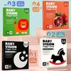 Non-Toxic 0-36M Baby Vision Stimulation Card Early Education Toy Newborn Visual Learning Book Black And White Contrast Card Montessori Toy