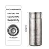 Premium Insulated Pure Titanium Tea Cup – Portable, Engraved, Customizable Gift