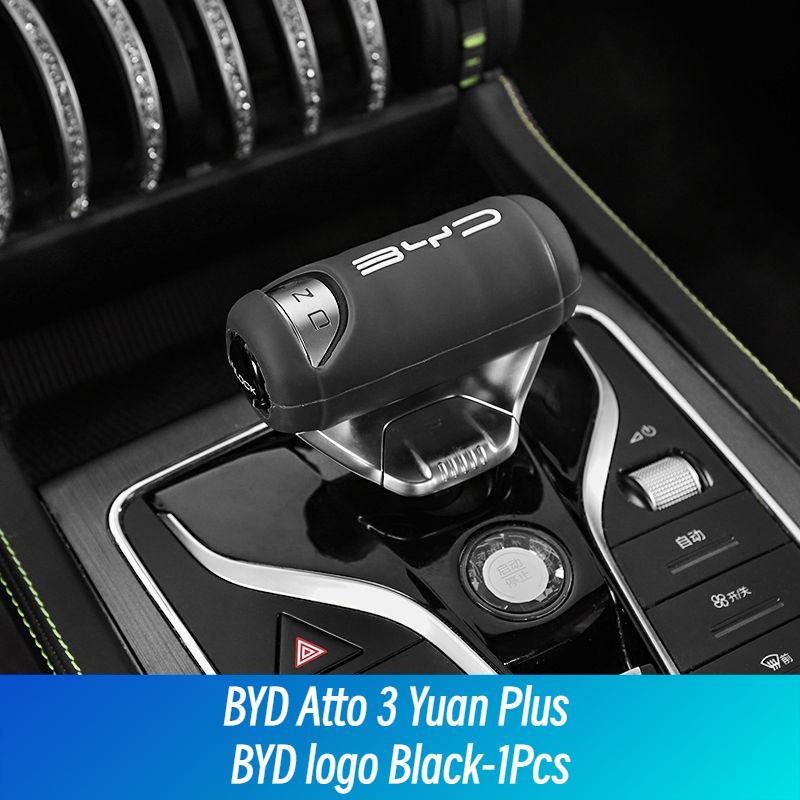 BYD Atto 3 Yuan Plus Bilgearskifteknop Beskyttelsesdæksel Silikone Gel Auto Tilbehør til BYD Atto3 ATTO 3 2022 2023 2024