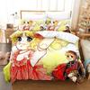 Candy Candy Bedding Set Single Twin Full Queen King Size Bed Set Adult Kid Bedroom Duvetcover Sets 3D Kawaii Anime bedsheet set