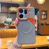 Etui do Oppo Find X9 i Oppo Find X9 Pro Pomarańczowe z otworem wentylacyjnym Pierścień magnetyczny do przyczepienia Podniesiona osłona obiektywu Ochronna osłona aparatu