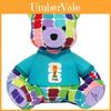 Global Football Cup Plush Bear Toy With Soft Pp Cotton For Sports Fans