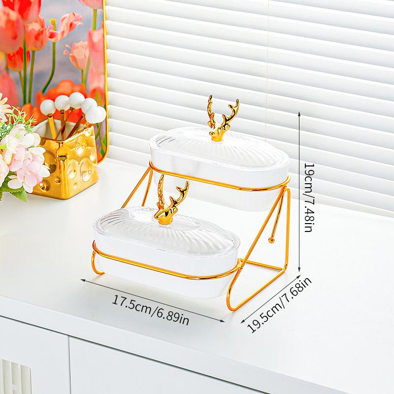 Farfurie de Servire Divizată pentru Fructe și Gustări Stil Nou pentru Living