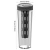 1L Cold Water Kettle Transparent Plastic Jug with Wide Mouth High-capacity Beverage Pot for Water Juice Iced Tea Milk