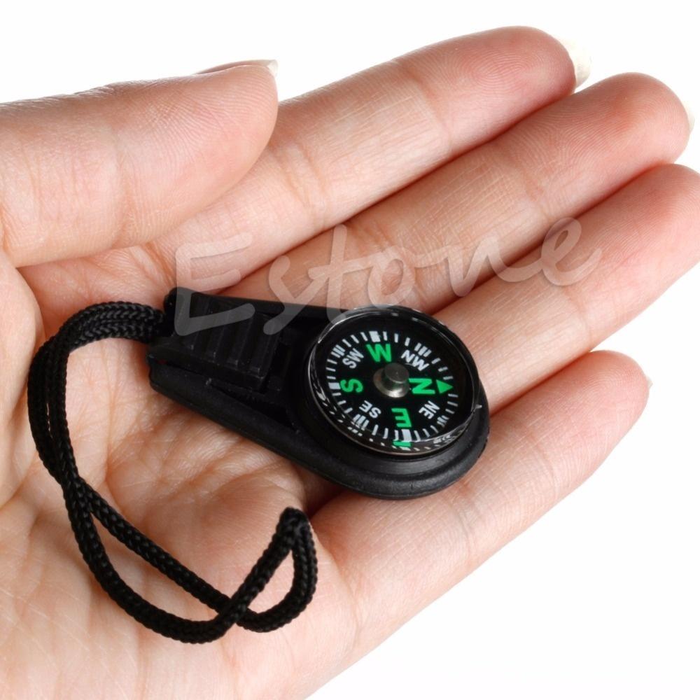 5pcs NEW Pull Mini Compass Backpack Bag Strap Charm Sport