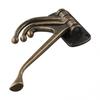 Bronze Swivel Hook 3 Arms Wall Mounted Coat Hanger for Home Organization