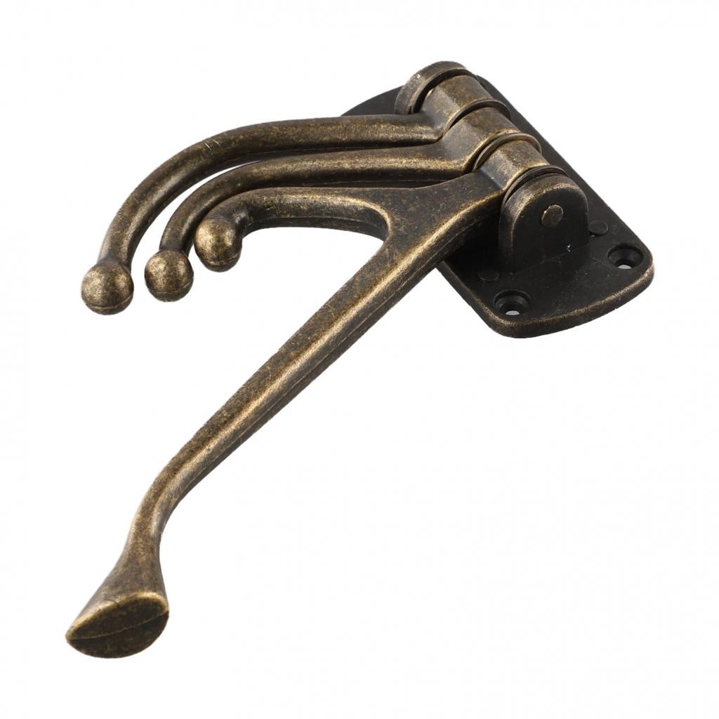 Bronze Swivel Hook 3 Arms Wall Mounted Coat Hanger for Home Organization